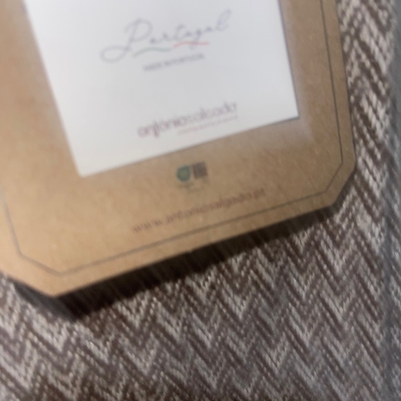 Antonio Salgado Throw Blanket BCI Cotton Blend Herringbone 50x67” Made Portugal - Picture 8 of 8